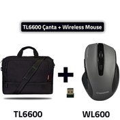 Resim Classone TL6600-Wl600 Wtxpro Su Geçirmez Kumaş 15.6 Inç Uyumlu Notebook ,laptop El Çantası+WL600 Kablosuz Mouse 