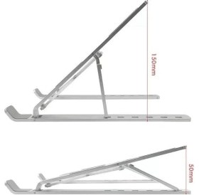Resim AyrStore ADS-AL05 Alüminyum Ayarlı Laptop Macbook Notebook Yükseltici Tutucu Stand 