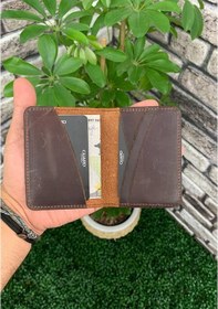 Resim Guard Leather Guard Geyik Baskılı Antik Taba Deri Kartlık Çok Renkli 