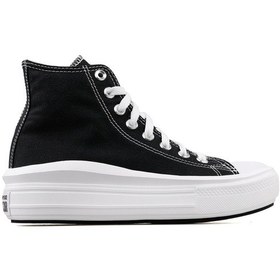 Resim Converse Ctas Move Hi Kadın Günlük Ayakkabı 568497C Siyah-Siyah-36 