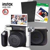Resim Instax Wide 300 Toffe Beyaz Fotoğraf Makinesi ve Hediye Seti 1 Instax