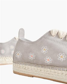 Resim Shoes & More Lollıa - Açık Gri Süet - Espadril 