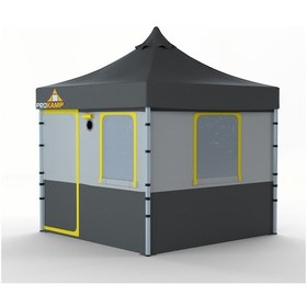 Resim Prokamp AXS 3 x 3 M Alüminyum Profilli Portatif Aile Kamp Çadırı Gri - Füme 