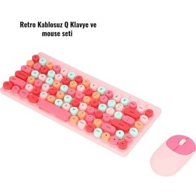 Resim Bluetooth Klavye Ve Mouse Seti 