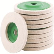 Resim 5 adet Yüksek Yoğunluklu Yün Felt Parlatma Buffing Tekerlek Seti - Endüstriyel Sınıf Ayna Parlatma Pedleri - Döner Araçlarla Uyumlu - Hassas Bitirme için Kumaş Yapısı - Metal, Cam ve Ahşap için İdeal, Döner Araç Aksesuarları | Hassas Bitirme Pedleri | Dayanıklı Parlatma Tekerlekleri, Döner Araç Tekerlekleri 
