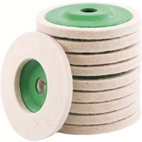Resim 5 adet Yüksek Yoğunluklu Yün Felt Parlatma Buffing Tekerlek Seti - Endüstriyel Sınıf Ayna Parlatma Pedleri - Döner Araçlarla Uyumlu - Hassas Bitirme için Kumaş Yapısı - Metal, Cam ve Ahşap için İdeal, Döner Araç Aksesuarları | Hassas Bitirme Pedleri | Dayanıklı Parlatma Tekerlekleri, Döner Araç Tekerlekleri 