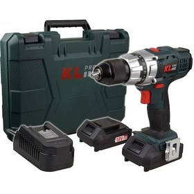 Resim Klpro KLNM18-20 18V 2.0 Ah Li-ion Çift Akülü Profesyonel Matkap Vidalama 