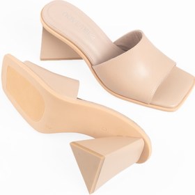 Resim NOVEMBER SHOES Hakiki Deri Kadın Terlik 