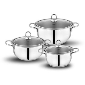 Resim Schafer Gustava Kapaklı Güveç Set-6 Parça-Inox 