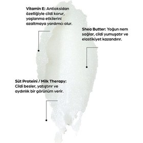 Resim Wou World Of Unique Milk Therapy Body Scrub Sıkılaştırıcı,arındırıcı,nemlendirici Vücut Peelingi 250 Ml 