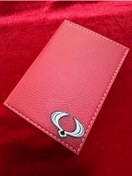 Resim ATTA PAZARLAMA Kabartmalı Pleksi Kırmızı Deri Ssang Yong Markalı Ruhsatlık, Ruhsat Kılıfı, Ruhsat Cüzdanı 