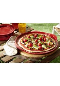 Resim Emile Henry Pizza/fırın Kabı Yuvarlak 40 Cm Kırmızı/burgundy -347614 - Kırmızı/burgundy Kırmızı 