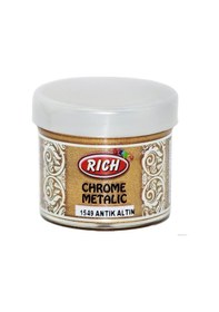 Resim 1549 Antik Altın Rich Chrome Metalik Boya 60 Ml. 