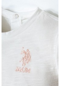 Resim U.s. Polo Assn. Kız Bebek Beyaz Şort Takım 5274-50107 Beyaz 