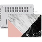 Resim Macbook Pro Kılıf 13 İnç Mermer09nl Eski Hdmı'lı Model 2012-2015 A1425 A1502 İle Uyumlu R-42 