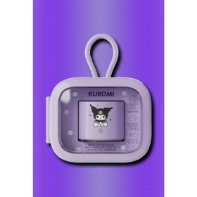 Resim Miniso Sanrio Lisanslı Kuromi Taşınabilir Metal Kablosuz Hoparlör 