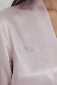 Resim Pierre Cardin Saten Kadın Sabahlık - 1010 Pudra 