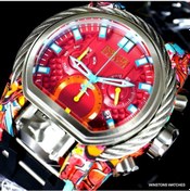 Resim Invicta Reserve Bolt Zeus Magnum Graffiti Kırmızı Dual Swiss Mvt Dial 52 MM Erkek Kol Saati 886678312070 