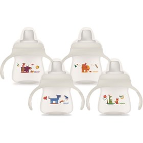 Resim Bebedor Yumuşak Uçlu Alıştırma Bardağı 150ml (KOD:8507) - Mavi 