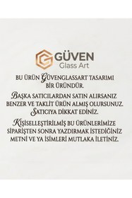 Resim GÜVEN İsimli Kına Gecesi Gelin Tefi Lacivert Tüy ve Çiçekli Def 32 cm 