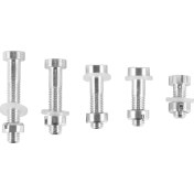 Resim EnigmaticE 5 Adet M2.5 Vidalar Cıvata Somun Yıkayıcılar Seti Pikap Headshell Kartuş Stylus Montaj Vinil Lp Plak Çalar (Yurt Dışından) 