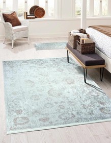 Resim Uşak Gri Bej Vintage Halı - SH939GB - 80x150cm 