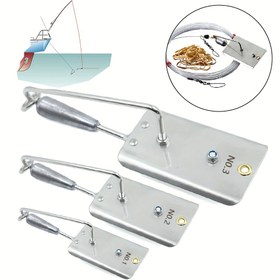 Resim Paslanmaz Çelik Dalış Tahtası Planer Tahtaları Deniz Balıkçılığı İçin - Trolling Aracı ile Döner saç tokası ve Ayarlanabilir Derinlik Ayarı, Evrensel Balıkçılık Ekipmanları İçin İdeal, Balıkçılık Ekipmanları | Ayarlanabilir Planer Tahtası | Paslanmaz Çelik Yapı, Balıkçılık Takımı 