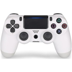 Resim Springsun Taşınabilir Konsolu Oyun Kumandası Dualshock 4 Kumandası Oyun Kumandası Ps4 / Ps4 Slim / Ps4 Pro / Pc Desteği Beyaz 