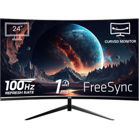 Resim İzoly 2456 24" 100 Hz FHD 16.7M LED Curved Oyuncu Monitörü 