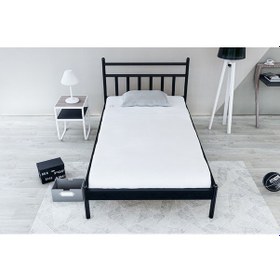 Resim Metalia Gm 230 Lima Siyah Tek Kişilik Karyola 90X190 