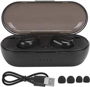 Resim Cuifati Bluetooth Kulaklık, Kablosuz Dokunmatik Kontrollü Spor Kulaklık, WS Mini Su Geçirmez Bluetooth Kulaklık, Su Geçirmez HiFi 3D Stereo Ses Kulak İçi Kulaklıklar iPhone, Android ve Dizüstü Bilgisayar için (Siyah) 