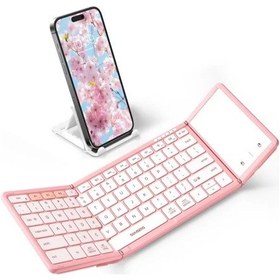 Resim Samsers Touchpadli Katlanabilir Bluetooth Klavye 