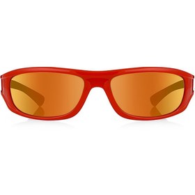 Resim Kinary Bisiklet Güneş Gözlüğü Kırmızı Parlak Çerçeve Kırmızı Cam 3007 