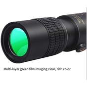 Resim 10-300x Zoom Metal Yüksek Çözünürlüklü Monoküler Dürbün Siyah 