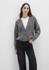 Resim Mavi - Gri Hırka 1710386-80024 Gri 