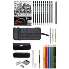 Resim A5 Eskiz Defteri 120 gr 50 yp Faber Aquarel Kalem Lyra Set 