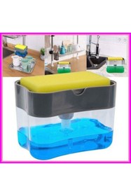 Resim Genel Markalar Pompalı Sünger Hazneli Sıvı Sabun Dispenseri 380 ml 