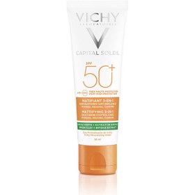 Resim Vichy capital soleil spf 50+ matlaştırıcı yüz güneş kremi 50 ml 