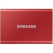 Resim Samsung T7 1TB Taşınabilir SSD Kırmızı MU-PC1T0R/WW 