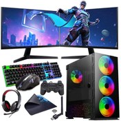 Resim I5 11400F 16GB 1TB m2 6GB GTX1660S Çift 24" Monitörlü (Gaming SET) Rogame