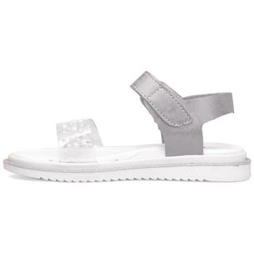 Resim Elit Şa-f-036-25y Filet Kız Çocuk Düz Sandalet Gümüş Gümüş 