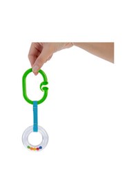 Resim Babyjem Pusete Asılabilir Oval Sesli Çıngırak Kırmızı 