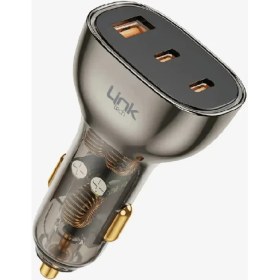 Resim C506 Şeffaf 80W Çift Pd (30+20W) & Qc 30W Süper Hızlı Araç Şarj Cihazı 