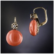 Resim Kadınlar için Günlük Giyim ve Hediye Verme için İdeal, Jeometrik Retro Fener Tasarım, Alaşım Kulak İğnesi, İmitasyon Mücevher Detayları ile Vintage Boho Stil Koral Kırmızı Damla & Sallantı Küpeler 