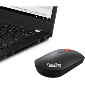 Resim ThinkPad 4Y50X88822 Bluetooth Silent Siyah Kablosuz Mouse 