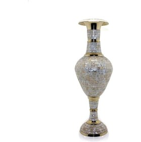 Resim Pirinç Sedefli Vazo 35 Cm 