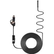 Resim Springsun 3'ü 1 Arada Tip-c+micro Usb+usb Endoskop - 6 Ayarlanabilir Led, 8mm Kamera, 1280x720 Çözünürlük, Ip67 Su Geçirmez 