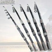 Resim Teleskopik Olta Kamışı - Hafif ve Taşınabilir Spinning/Yem Kamışı, Hızlı Eylem Ucu, Katlanabilir Tasarım (2.1m/6.89ft ile 3.6m/11.81ft), Fiberglas Yapı - Tatlısu, Tuzlu Su, Alabalık, Levrek, Turna Balığı İçin - Yeni Başlayanlar ve Profesyoneller için İdeal - Kompakt Seyahat Balıkçılık Kamışı Hediyesi, Ergonomik Sap, Yüksek Yoğunluklu Mantar Sap, Sağlam Yapı, Profesyonel Balıkçılar 