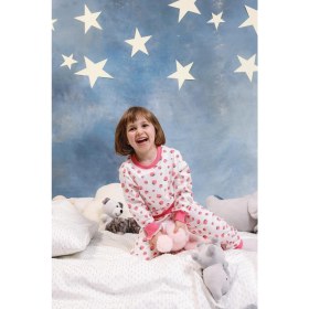 Resim Perendi Kız Çocuk %100 Pamuk Pijama Takımı 