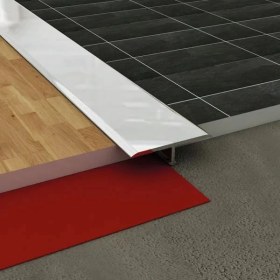 Resim Pasha Dekor Alüminyum Parke Geçiş Kapı Eşiği T Profil 90 cm 